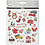 Creativ Company Stickers, alles voor kerst, vel 15x16,5 cm, ca. 25 stuk, 1 vel