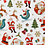 Creativ Company Stickers, kerstman met rendier, vel 15x16,5 cm, ca. 46 stuk, 1 vel