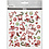 Creativ Company Stickers, kerstman met zuurstok, vel 15x16,5 cm, ca. 31 stuk, 1 vel