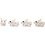 Creativ Company Miniatuur figuren, H: 10 mm, 4 stuk/ 1 doos