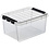 Opbergdoos met deksel, afm 50x39x26 cm, 32 L, 1 stuk