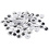 Creativ Company Wiebelogen, opnaaien, afm 10 mm, 50 paar, 100 stuk/ 1 zak