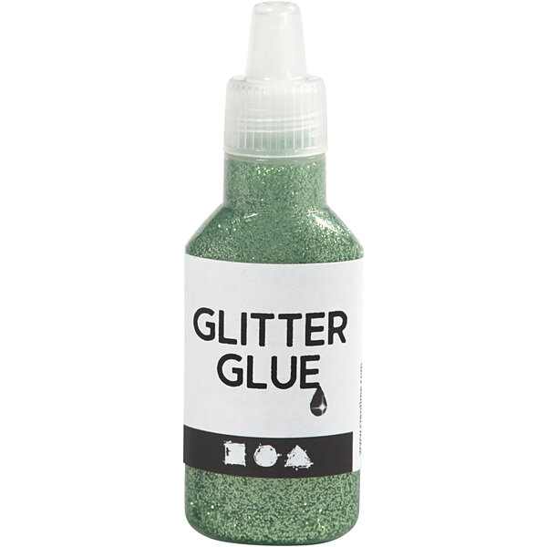 Creativ Company Glitterlijm, groen, 25 ml/ 1 fles