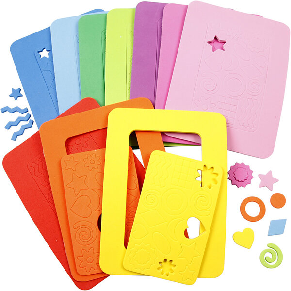 Creativ Company EVA Foam Fotolijsten, afm 13x18 cm, 10 div/ 1 doos
