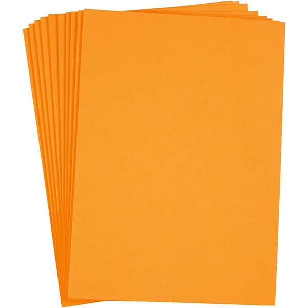 Creativ Company Foam Vellen, A4, vel 210x297 mm, dikte 2 mm, oranje, 10 vel/ 1 doos
