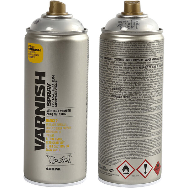 Montana Spray vernis, glossy, 400 ml/ 1 Doosje