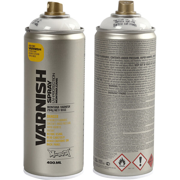 Montana Spray vernis, semi-glanzend, 400 ml/ 1 Doosje
