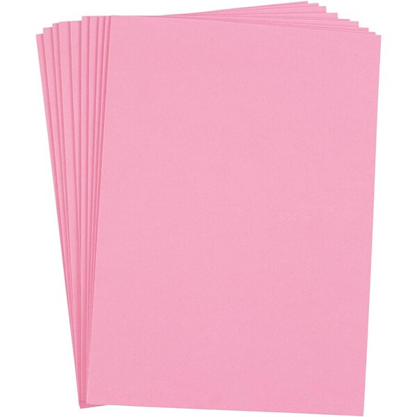 Creativ Company Foam Vellen, A4, vel 210x297 mm, dikte 2 mm, roze, 10 vel/ 1 doos