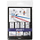 Creativ Company Vellen krimpfolie met motieven, piraten, vel 10,5x14,5 cm, dikte 0,3 mm, mat transparant, 4 vel/ 1 doos
