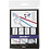 Creativ Company Vellen krimpfolie met motieven, unicorn, vel 10,5x14,5 cm, dikte 0,3 mm, mat transparant, 4 vel/ 1 doos