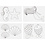 Creativ Company Vellen krimpfolie met motieven, zeemeermin, vel 10,5x14,5 cm, dikte 0,3 mm, mat transparant, 4 vel/ 1 doos