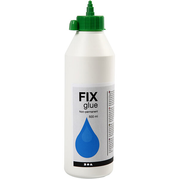 Creativ Company Niet-permanente lijm, 500 ml/ 1 fles