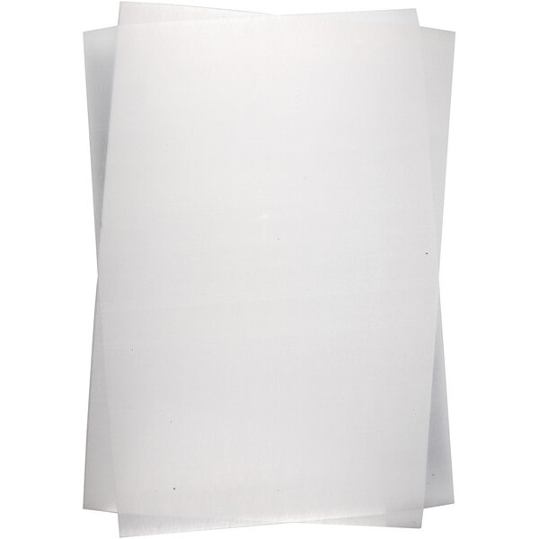 Creativ Company Vellen krimpfolie, vel 20x30 cm, dikte 0,3 mm, mat transparant, 100 vel/ 1 doos