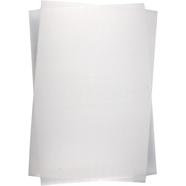 Creativ Company Vellen krimpfolie, vel 20x30 cm, dikte 0,3 mm, Mat wit, 10 vel/ 1 doos