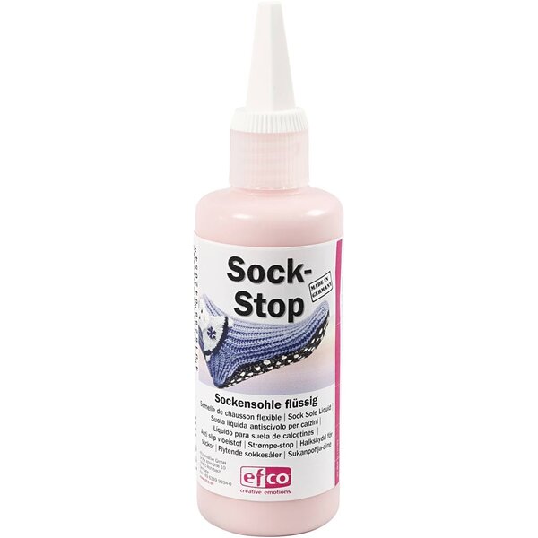 efco creative Sock-Stop Antislip, lichtrood, 100 ml/ 1 fles