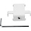 Verzamelprofiel, T-vormig, H: 55 mm, D: 20 cm, B: 45 mm, wit, 1 stuk
