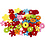 Creativ Company Bloemen van vilt, afm 35x45 mm, dikte 1,2 mm, 135 stuk/ 1 doos