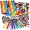 Creativ Company Glitter en houten stokjes, diverse kleuren, 1 set