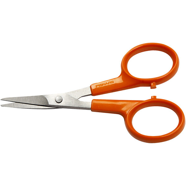 Fiskars Fiskars Klassieke Precisie Schaar, L: 10 cm, kurvet spids, 1 stuk