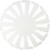 Creativ Company Sjabloon Mand weven, H: 8 cm, d 14 cm, transparant, 10 stuk/ 1 doos