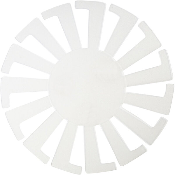Creativ Company Sjabloon Mand weven, H: 8 cm, d 14 cm, transparant, 10 stuk/ 1 doos