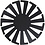 Creativ Company Sjabloon Mand weven, H: 8 cm, d 14 cm, zwart, 10 stuk/ 1 doos