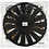 Creativ Company Sjabloon Mand weven, H: 8 cm, d 14 cm, zwart, 10 stuk/ 1 doos