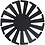 Creativ Company Sjabloon Mand weven, H: 6 cm, d 8 cm, zwart, 10 stuk/ 1 doos