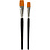 Creativ Company Gold Line penselen, afm 16+20, L: 19-20 cm, B: 17-24 mm, plat, 2 stuk/ 1 doos