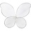 Creativ Company Engelen vleugels, afm 7,5x5,5 cm, 6 stuk/ 1 doos