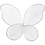 Creativ Company Engelen vleugels, afm 5,5x4,5 cm, 30 stuk/ 1 doos