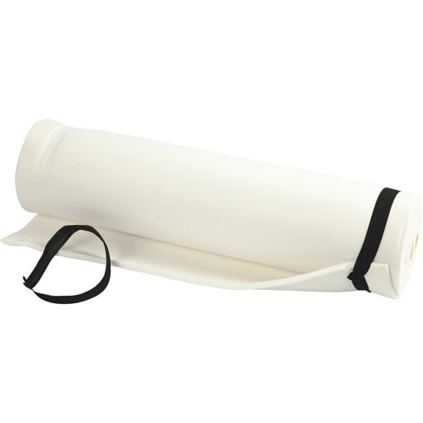 Creativ Company Slaap mat, L: 180 cm, B: 50 cm, dikte 6 mm, wit, 1 stuk