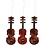 Creativ Company Viool, L: 8 cm, 12 stuk/ 1 doos