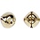 Creativ Company Belletjes, d 8+10+13 mm, goud, 18 div/ 1 doos