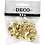 Creativ Company Belletjes, d 13+15+17 mm, goud, 12 div/ 1 doos