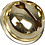 Creativ Company Belletjes, d 13+15+17 mm, goud, 12 div/ 1 doos