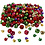 Creativ Company Belletjes, d 10+14 mm, metallic kleuren, 320 div/ 1 doos