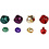 Creativ Company Belletjes, d 10+14 mm, metallic kleuren, 320 div/ 1 doos