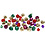 Creativ Company Belletjes, d 10+14 mm, metallic kleuren, 24 div/ 1 doos