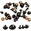 Creativ Company Teddybeer ogen & neuzen, d 10-15 mm, afm 15-25 mm, 130 div/ 1 doos