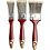 Vernis Kwasten, L: 20 cm, B: 25-50 mm, plat, 3 stuk/ 1 doos