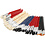 Creativ Company YellowLine Kwastenset, afm 4+8+10+12+3/4, 60 stuk/ 1 doos