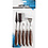 Paletmessen set met patroon, L: 17-21 cm, B: 2-3 cm, 5 stuk/ 1 doos