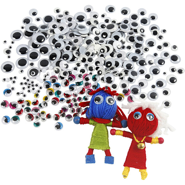 Creativ Company Wiebelogen, d 4-20 mm, 1700 stuk/ 1 doos