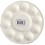 Creativ Company Palet, Rond palet met 11 vakken, d 17 cm, wit, 10 stuk/ 1 doos