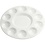 Creativ Company Palet, Rond palet met 11 vakken, d 17 cm, wit, 1 stuk