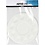 Creativ Company Palet, Rond palet met 11 vakken, d 17 cm, wit, 1 stuk