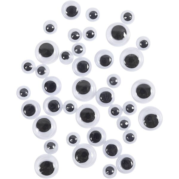 Creativ Company Wiebelogen, d 6+8+10 mm, 40 div/ 1 doos