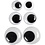 Creativ Company Wiebelogen, niet zelfklevend, d 12+14+20 mm, 18 div/ 1 doos