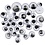 Creativ Company Wiebelogen, opnaaien, te naaien, d 8-20 mm, 250 div/ 1 doos